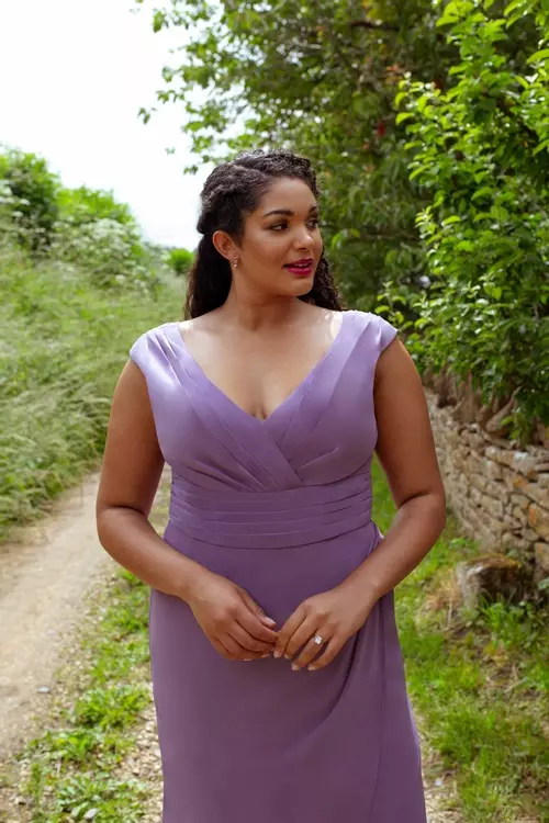 Plus size purple dresses uk online